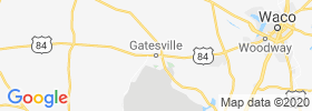Gatesville map